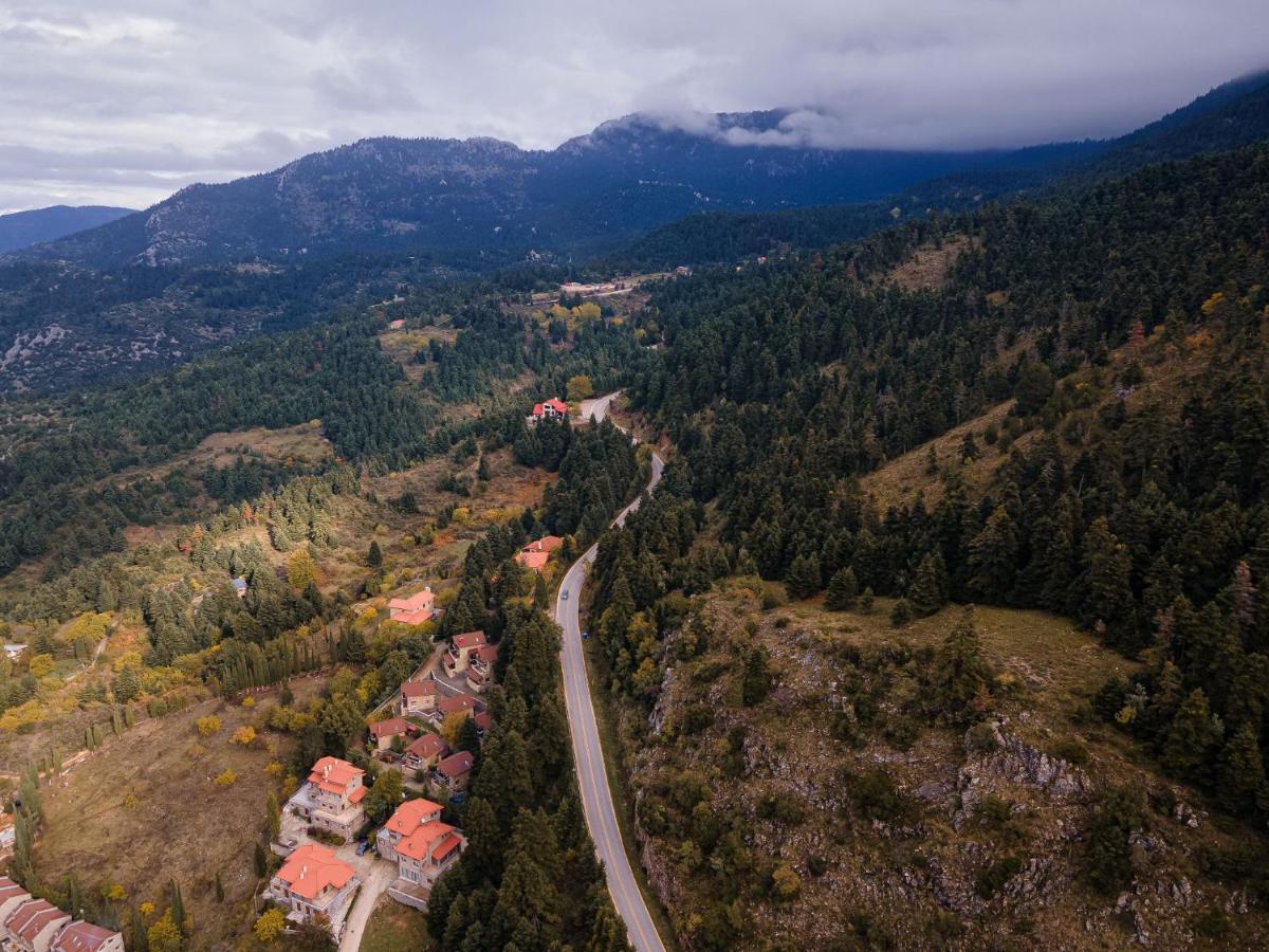 Parnassus Dreamwood Chalet Eptálofos Екстериор снимка